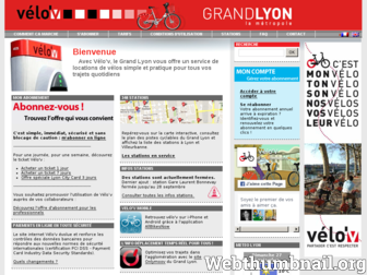 velov.grandlyon.com website preview