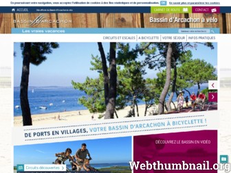 bassin-arcachon-velo.com website preview