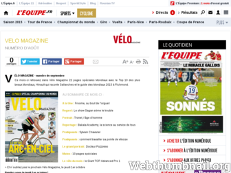 velomagazine.fr website preview
