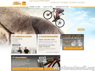 velo-dayak.fr website preview