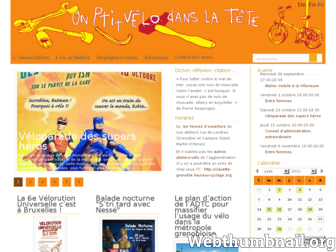 ptitvelo.net website preview
