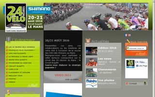 24heuresvelo.fr website preview