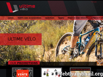 ultimevelo.com website preview