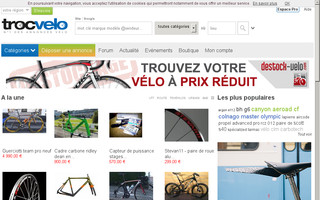 troc-velo.com website preview