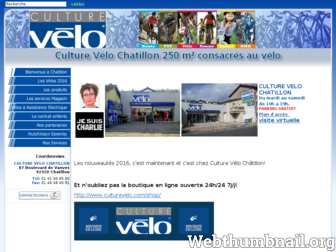 culturevelo-chatillon.com website preview