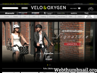 velo-oxygen.fr website preview