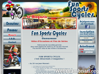 funsportscycles.com website preview