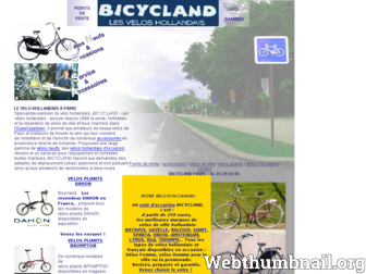 bicycland.com website preview
