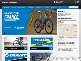 giant-antony.fr website preview
