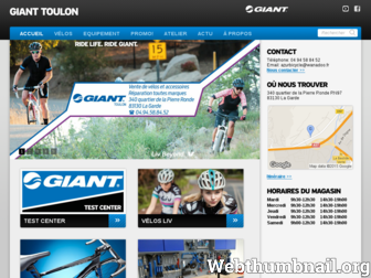 giant-toulon.fr website preview