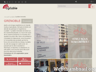 grenoble.cyclable.com website preview