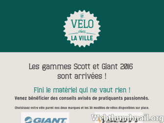 velo-dans-la-ville.fr website preview