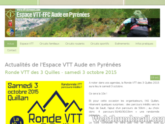 vtt-pyrenees.com website preview