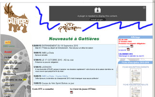 vttgattieres.free.fr website preview