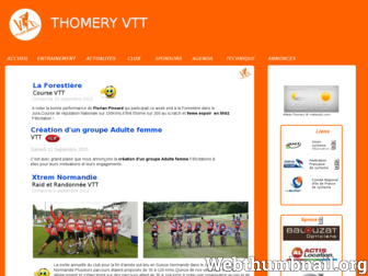 vtt.thomery.free.fr website preview