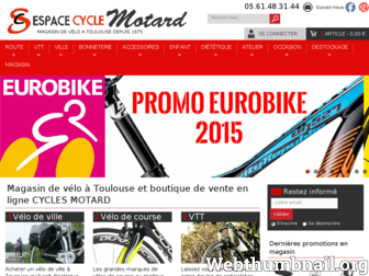 cycles-motard.com website preview