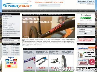 cybervelo.com website preview