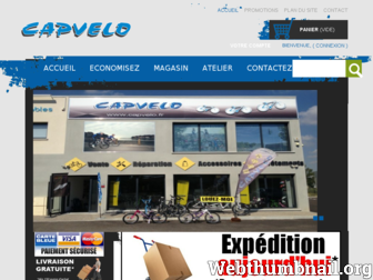 capvelo.fr website preview