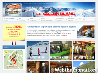 vallon-blanc.com website preview