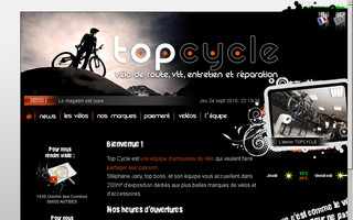 topcycle.fr website preview