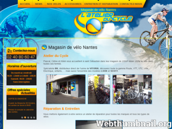 atelierducycle44.com website preview