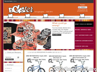 bmxgangster.com website preview