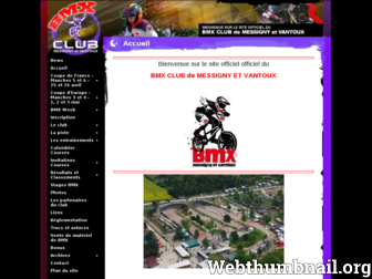 bicross-club-messigny.com website preview