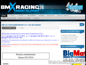 montelimarbmxracing.com website preview