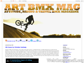 artbmxmagazine.blogspot.com website preview