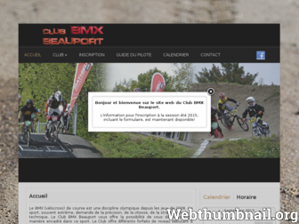 clubbmxbeauport.com website preview