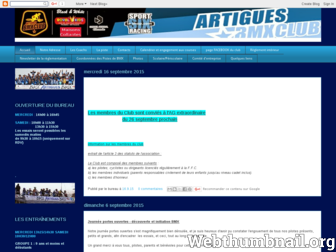 artiguesbmx.blogspot.com website preview