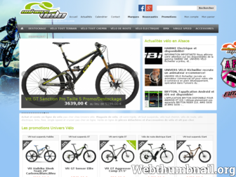 univers-velo.fr website preview