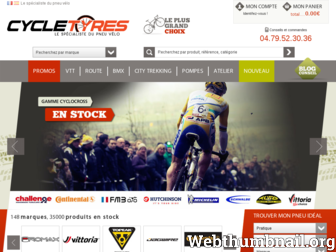 cycletyres.fr website preview
