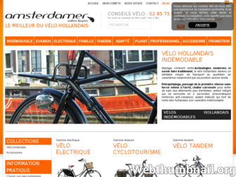 amsterdamer.fr website preview