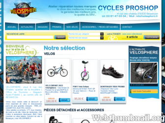 velosphere.fr website preview