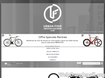 urban-fixie.com website preview