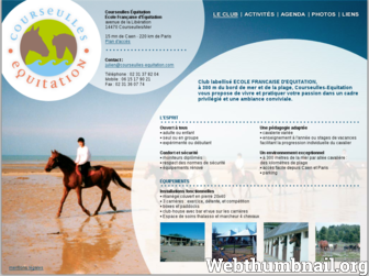 courseulles-equitation.com website preview