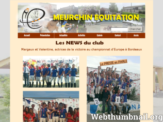 meurchin-equitation.com website preview