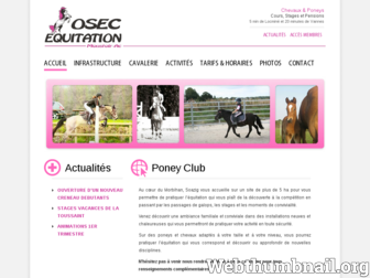 osec-equitation.com website preview