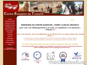 equitation-trouzilit.com website preview