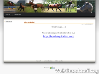 brest-equitation.ffe.com website preview