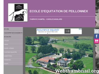 ecole-equitation-peillonnex.wifeo.com website preview