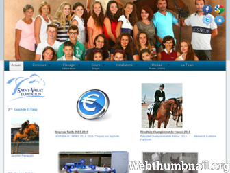 saintvalay-equitation.com website preview