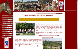 creissan-equitation.com website preview