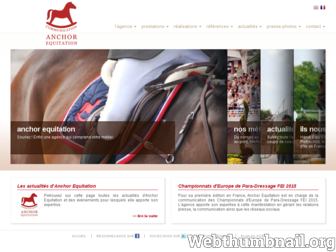 anchor-equitation.fr website preview