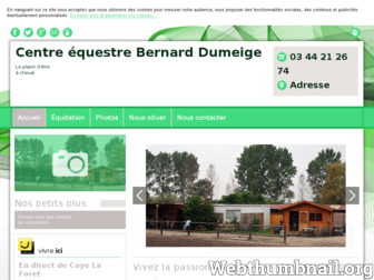 centre-equestre-dumeige.fr website preview