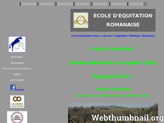 equitationromanaise.com website preview