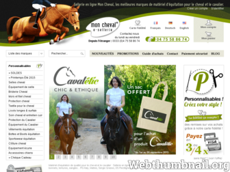 mon-cheval.fr website preview