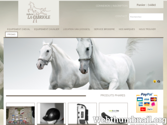 lacabriole.fr website preview