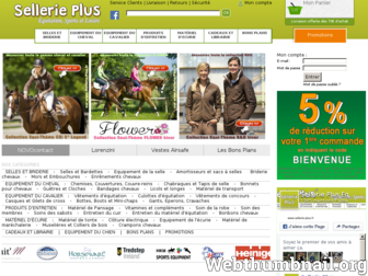 sellerie-plus.fr website preview